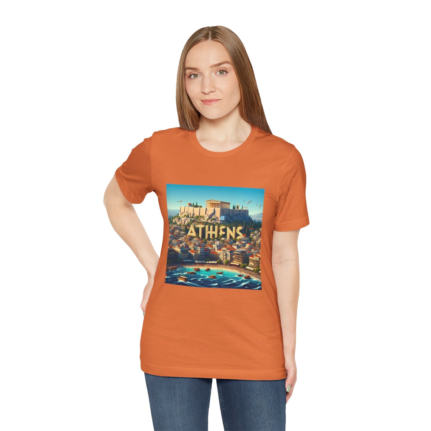 Athens Disney Pixar Style Jersey Short Sleeve Tee