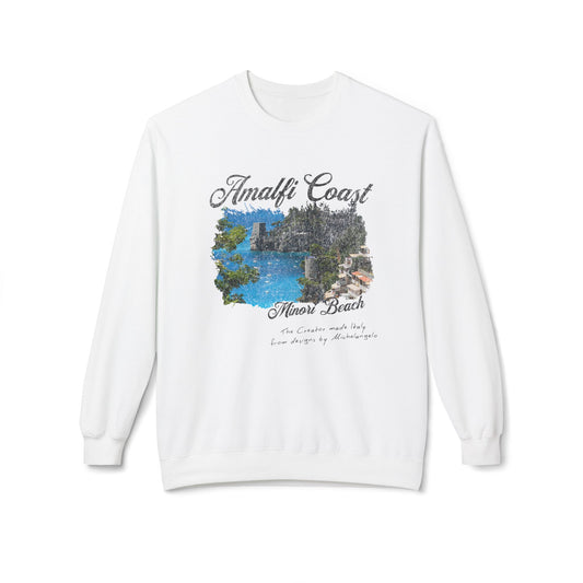 Amalfi Italy Minori Beach Graphic Sweatshirt