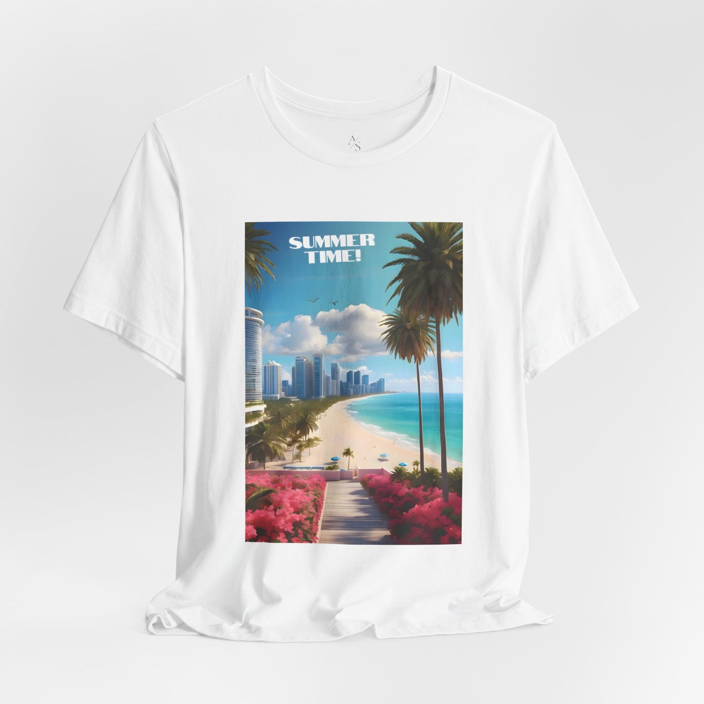 Summer Time Jersey Short Sleeve Tee