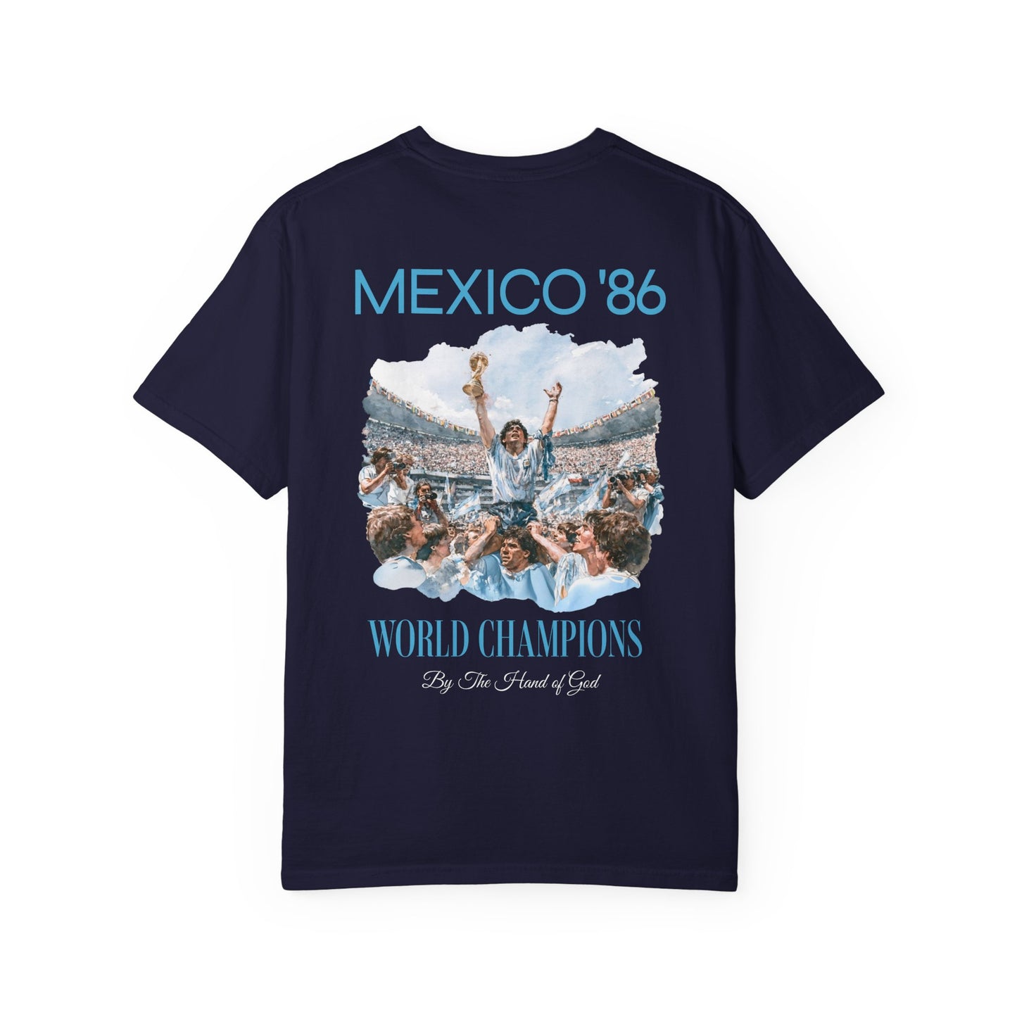 Mexico '86 World Champions Argentina Retro Graphic T-Shirt