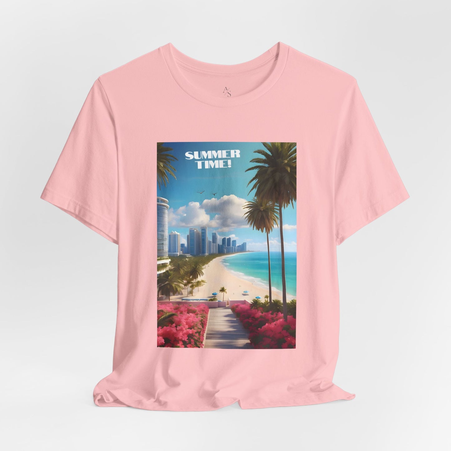 Summer Time Jersey Short Sleeve Tee