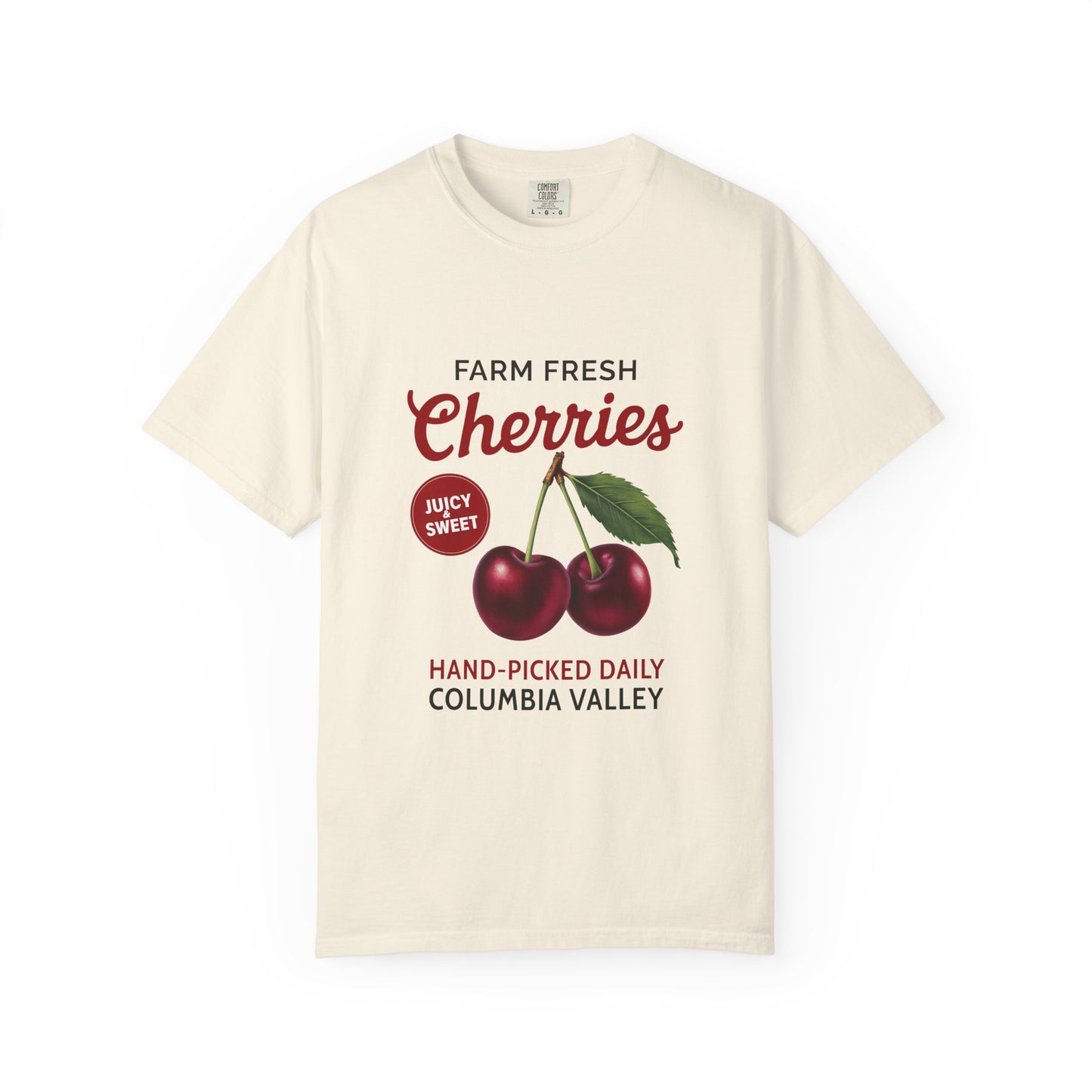 Cherry Fruit Retro Graphic T-Shirt