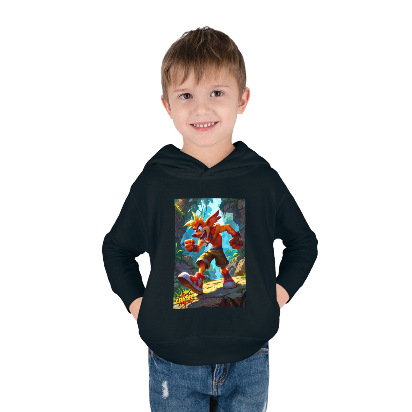 Crash Toddler Pullover Fleece Hoodie