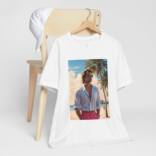 Walking On The Beach Jersey Short Sleeve Tee