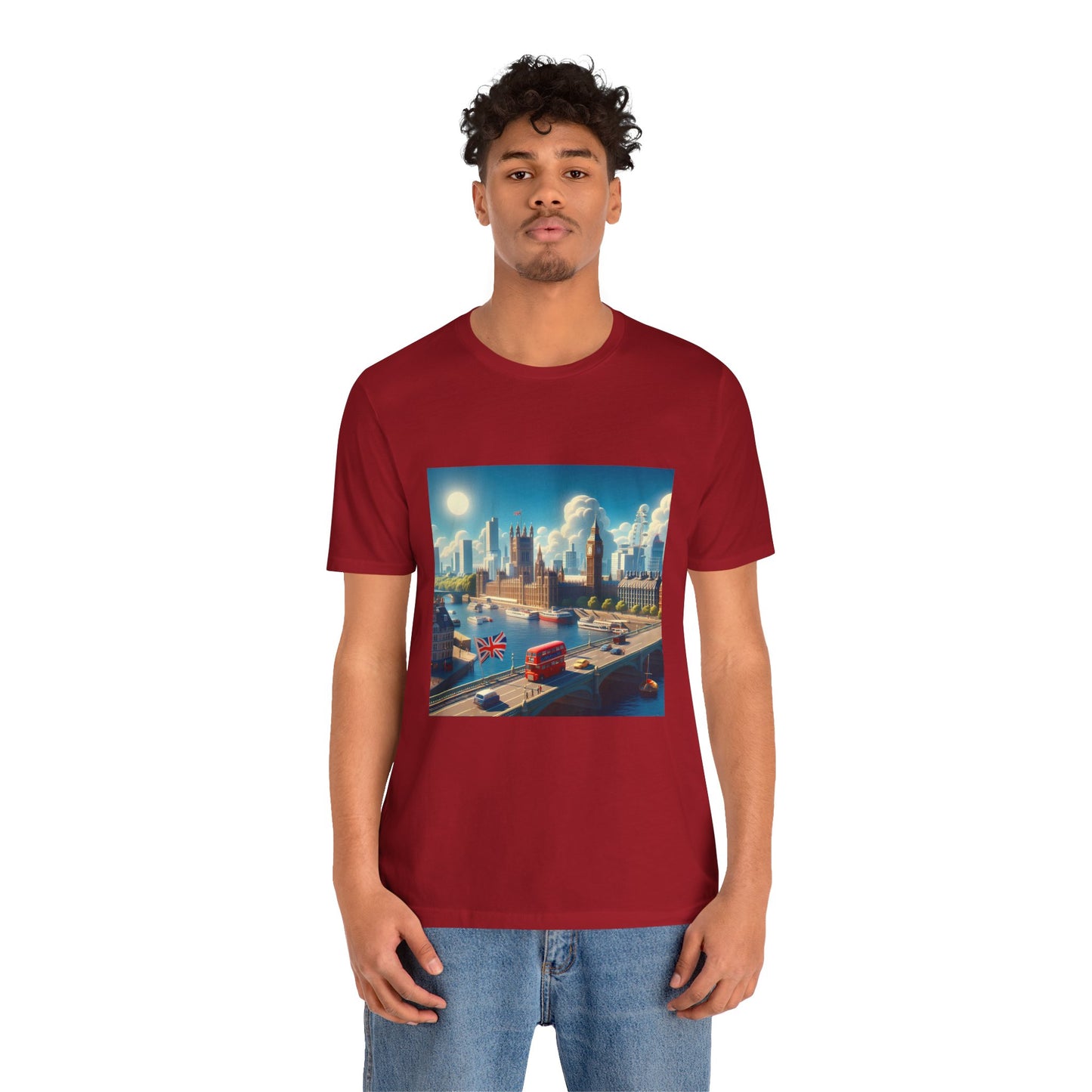 London Disney Pixar Style Jersey Short Sleeve Tee