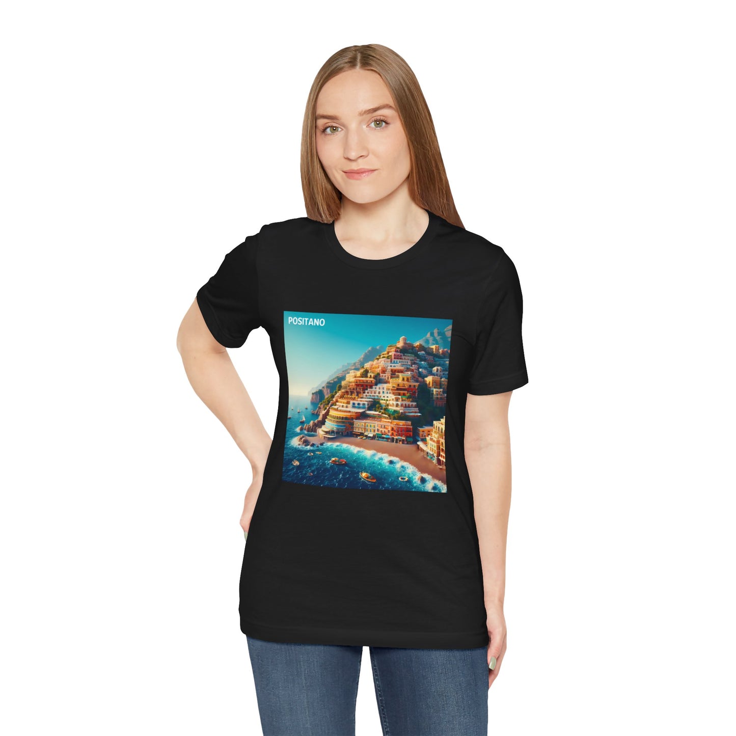 Positano Disney Pixar Style Jersey Short Sleeve Tee