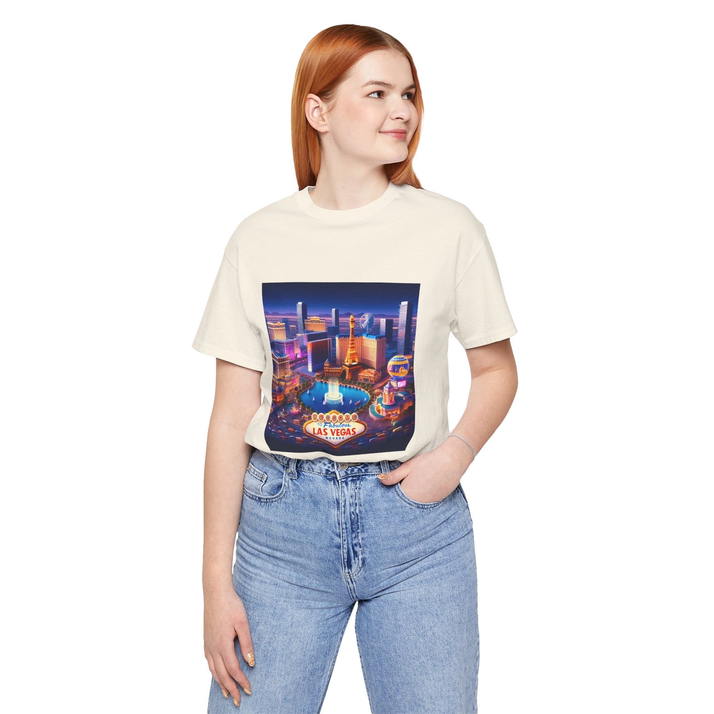 Las Vegas Disney Pixar Style Jersey Short Sleeve Tee