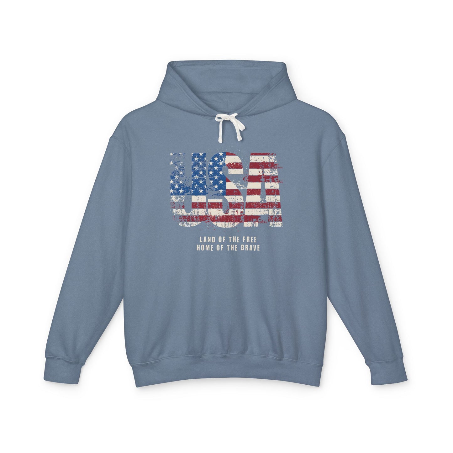 USA American Flag Graphic Hoodie