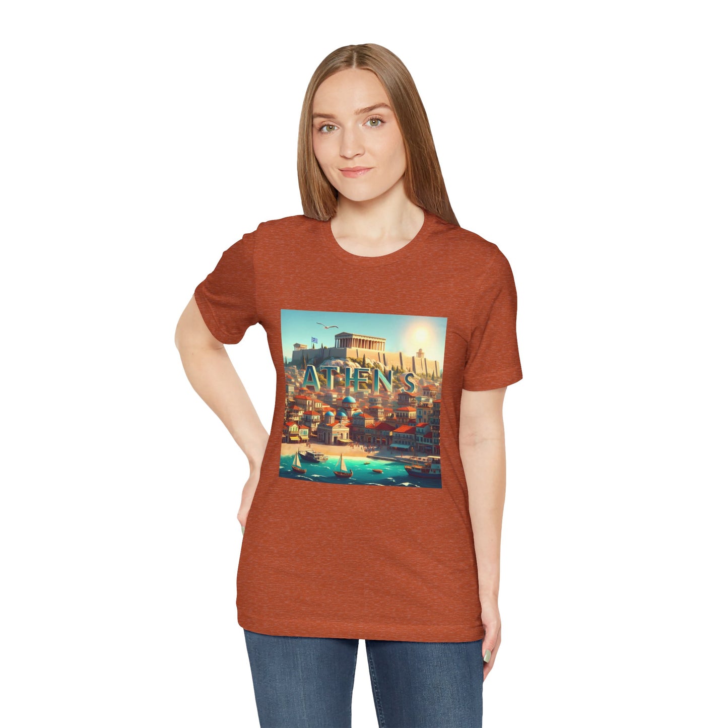 Athens Disney Pixar Style Jersey Short Sleeve Tee