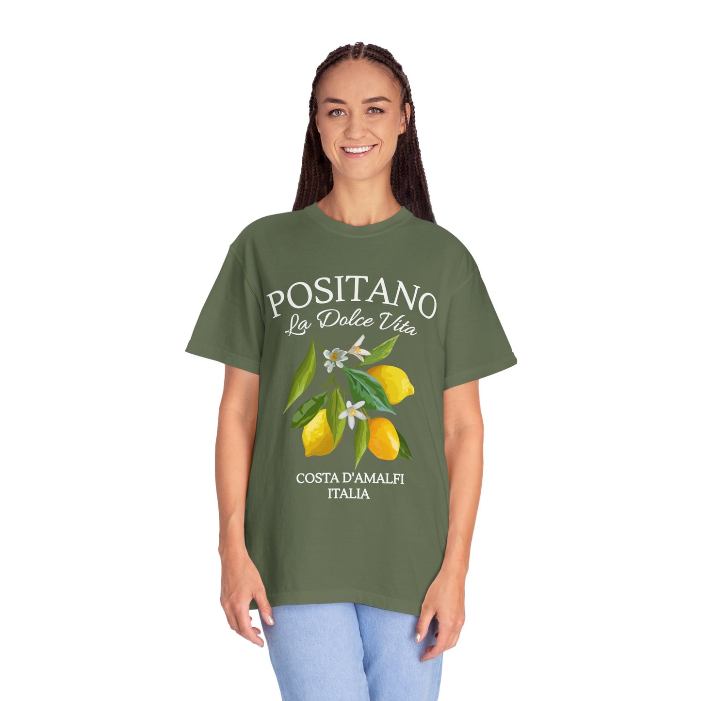 Positano Lemon La Dolce Vita Graphic T-Shirt - Italy Travel Tee