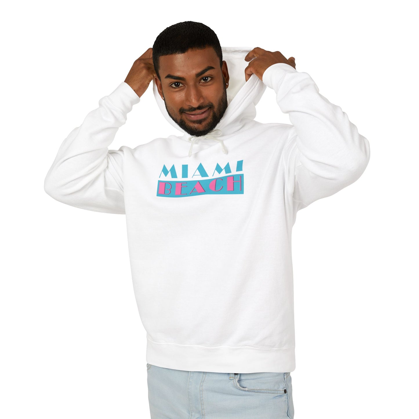 Miami Beach Retro Graphic Hoodie