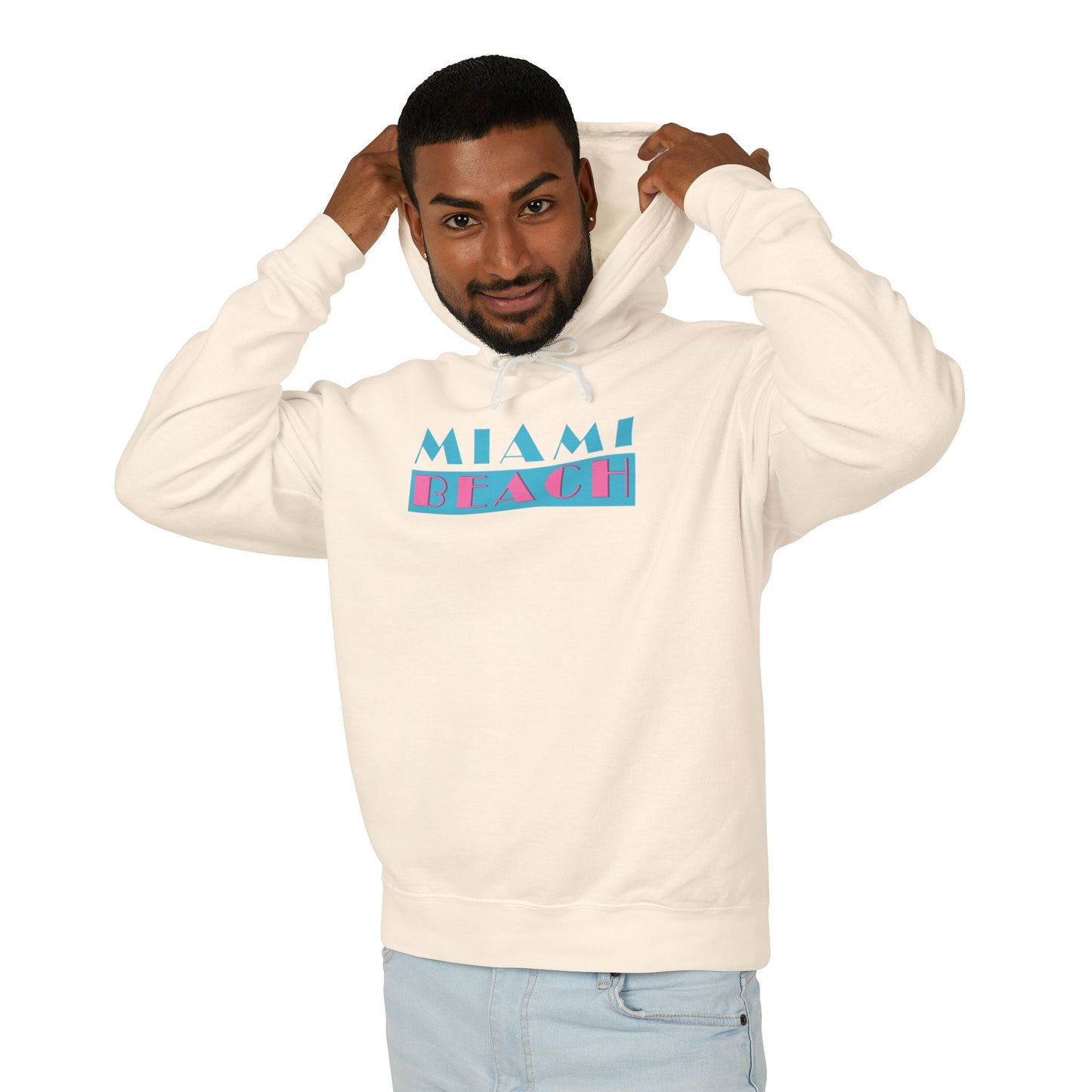 Miami Beach Retro Graphic Hoodie