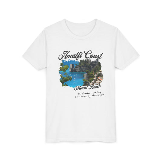 Amalfi Coast Minori Beach Youth T-shirt