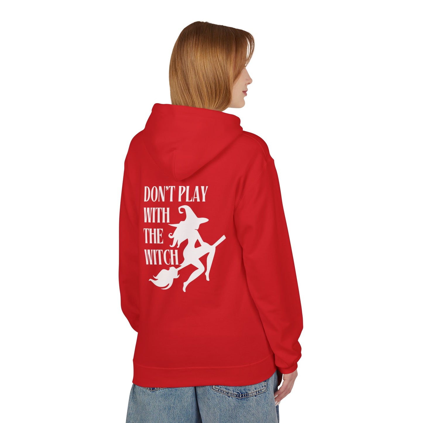 Don't Play With The Witch Midweight Softstyle Fleece Hoodie