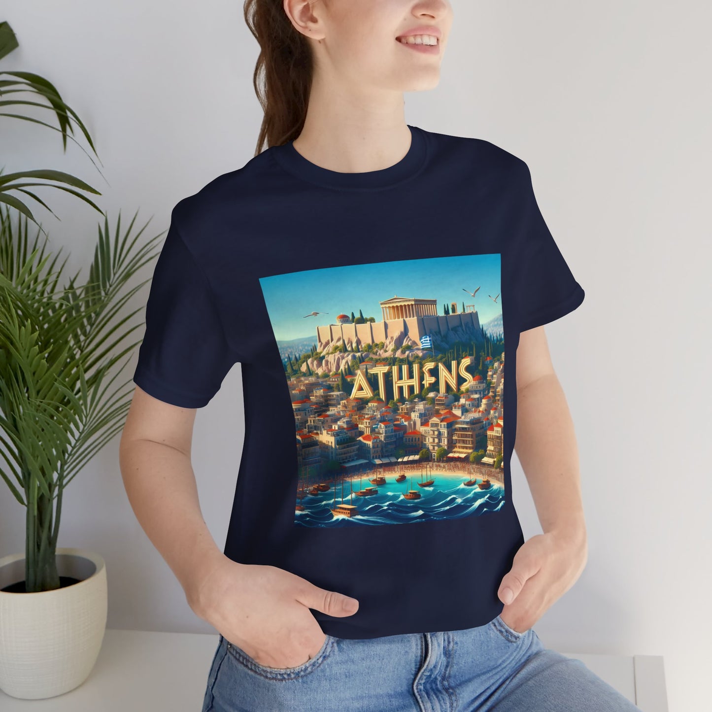 Athens Disney Pixar Style Jersey Short Sleeve Tee