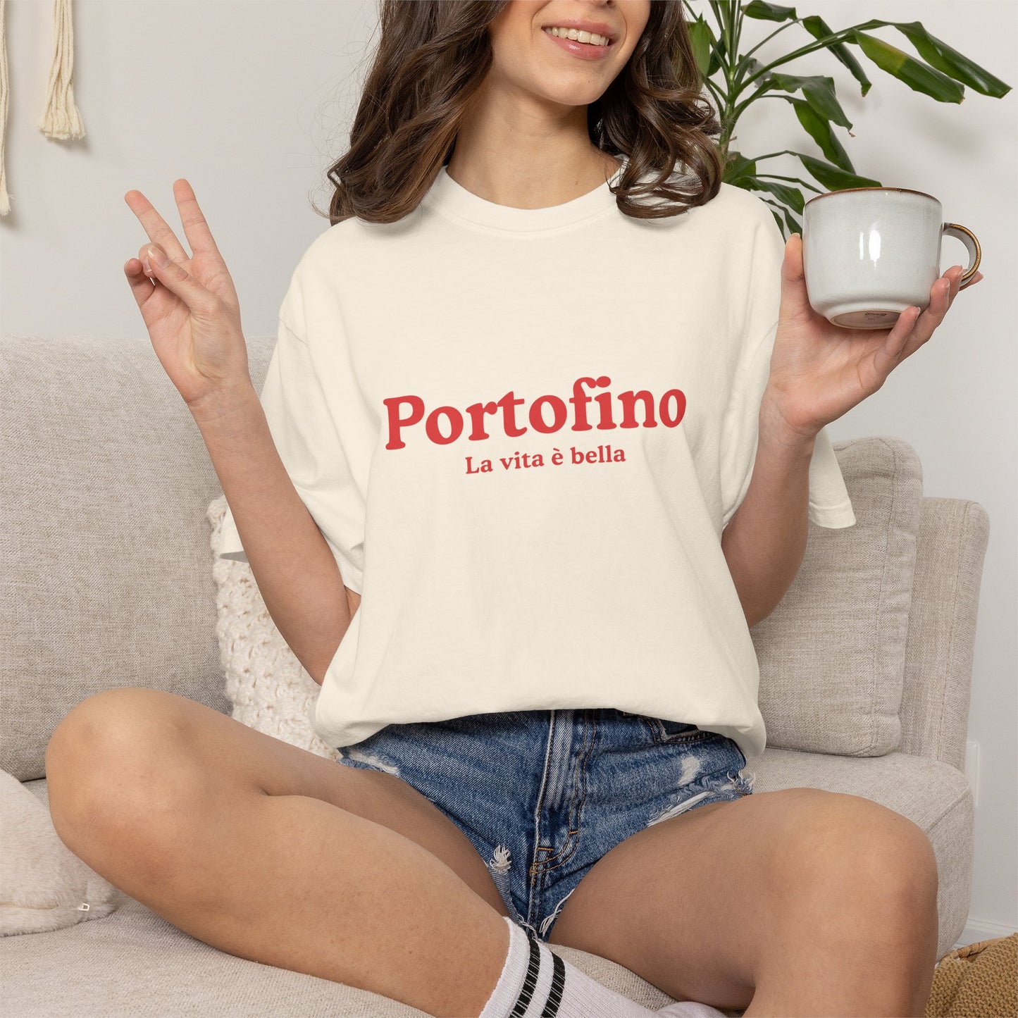 Portofino Retro Graphic T-Shirt