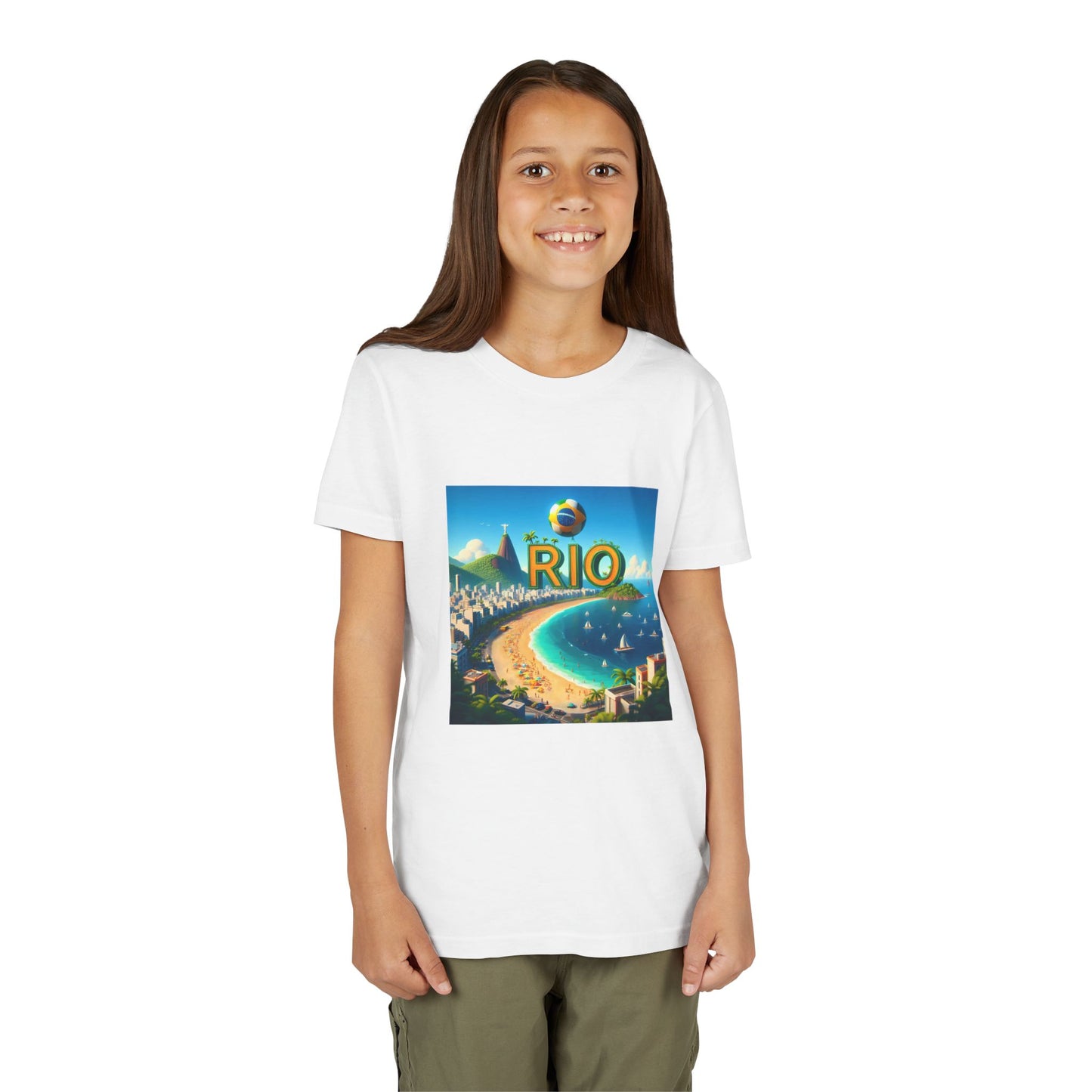 Rio Copacabana Disney Pixar Style Youth T-shirt