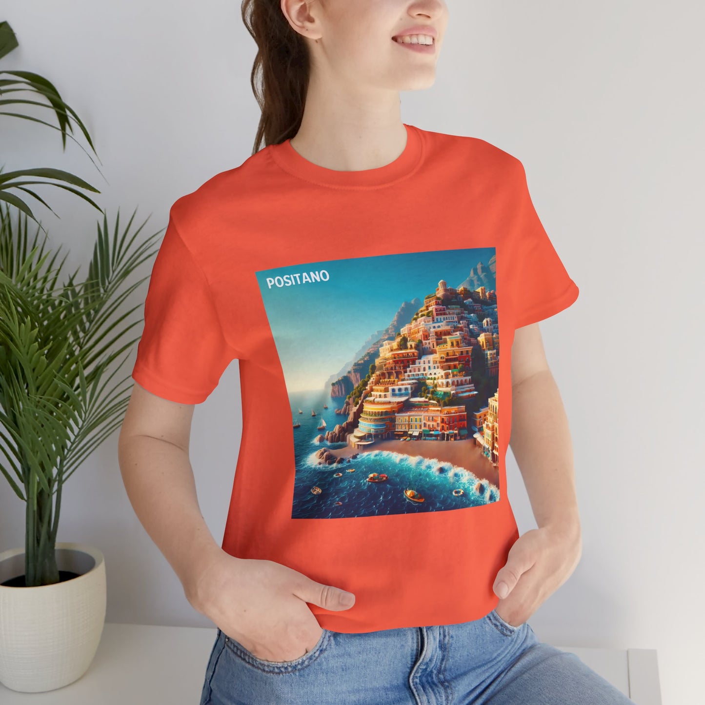 Positano Disney Pixar Style Jersey Short Sleeve Tee