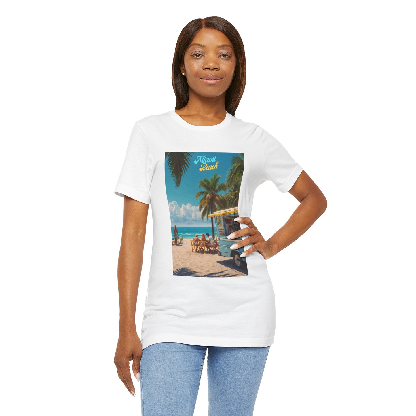 Miami Beach Retrosense Jersey Short Sleeve Tee