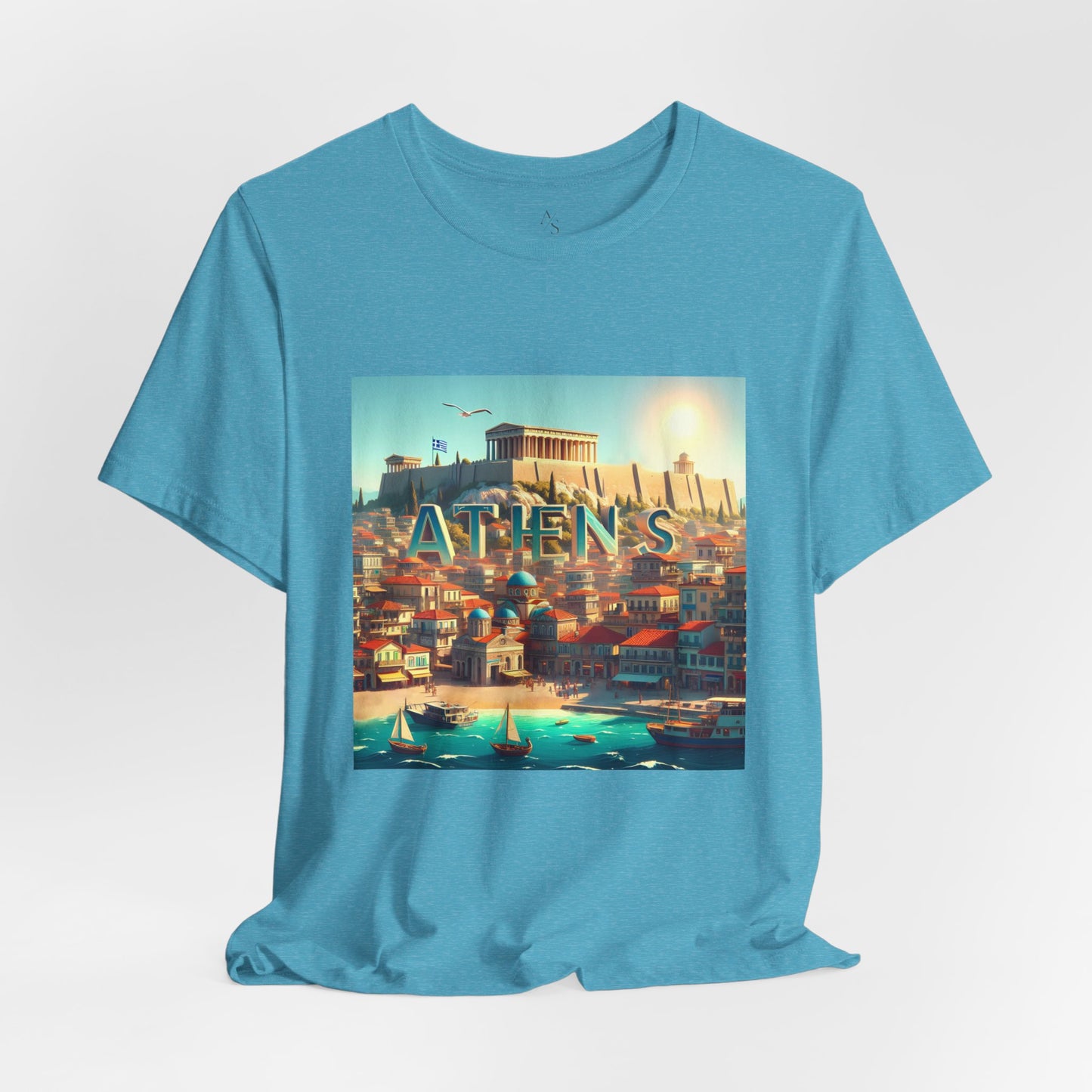 Athens Disney Pixar Style Jersey Short Sleeve Tee