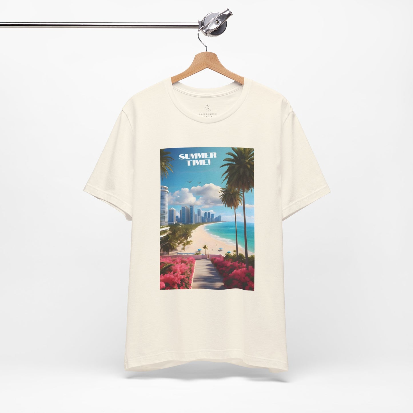 Summer Time Jersey Short Sleeve Tee