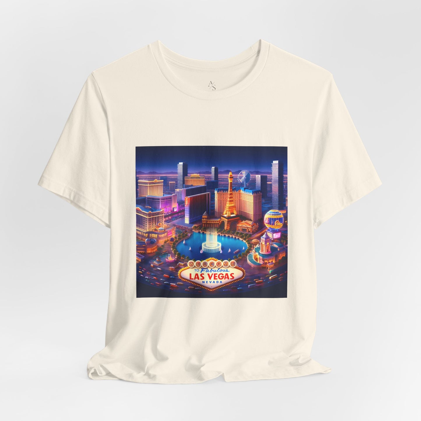 Las Vegas Disney Pixar Style Jersey Short Sleeve Tee