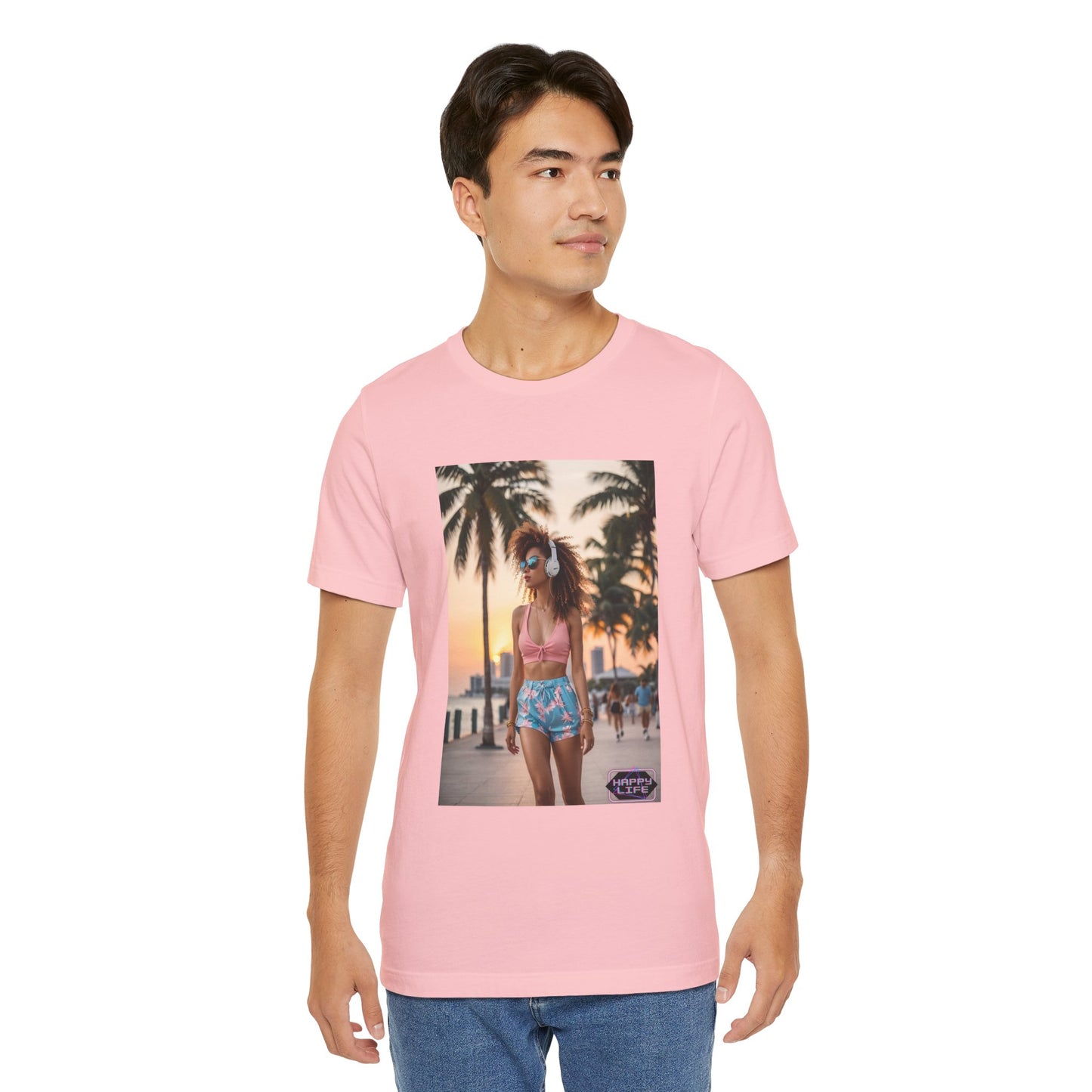 Chill Sunset Vibes Jersey Short Sleeve Tee