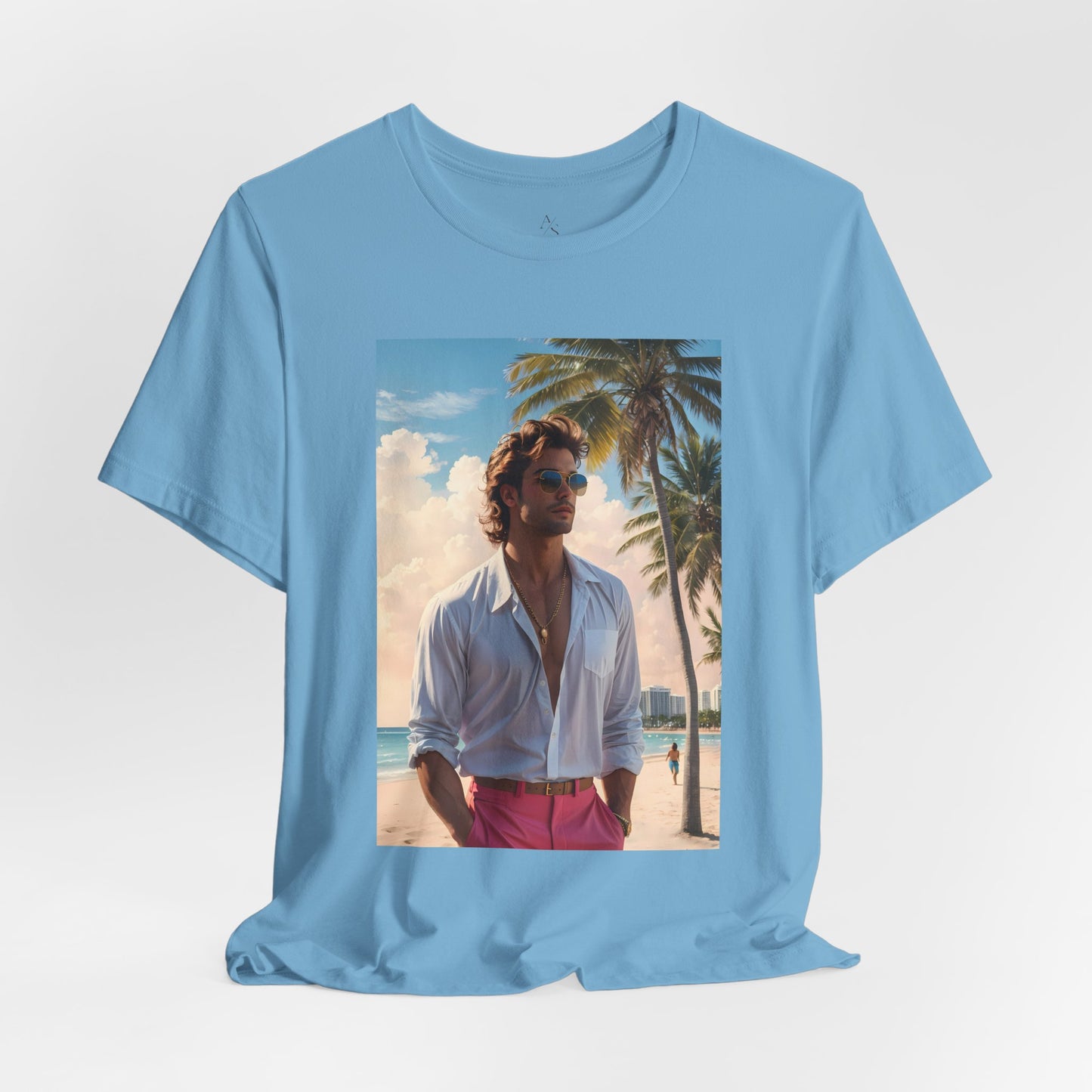 Walking On The Beach Jersey Short Sleeve Tee