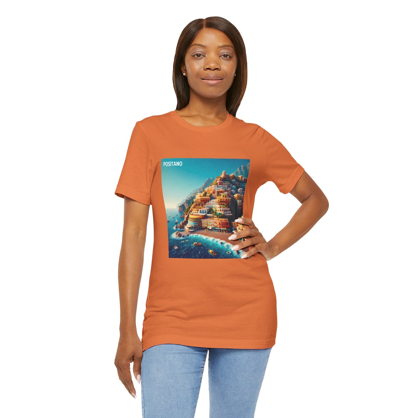 Positano Disney Pixar Style Jersey Short Sleeve Tee