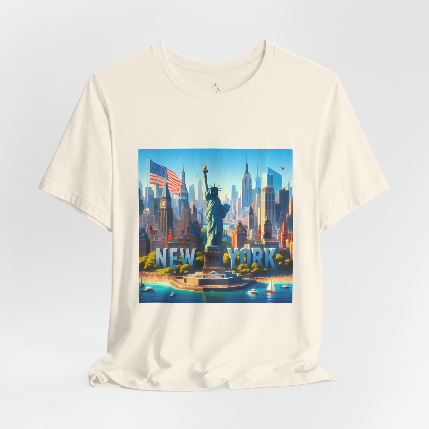 NY Disney Pixar Style Jersey Short Sleeve Tee