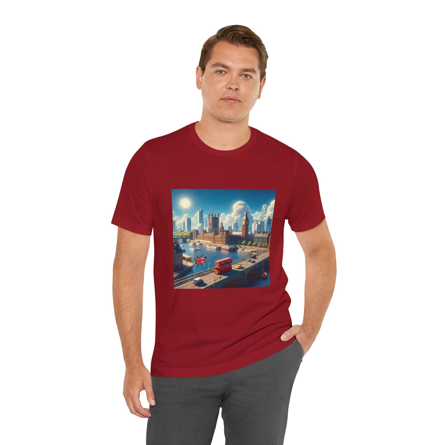 London Disney Pixar Style Jersey Short Sleeve Tee