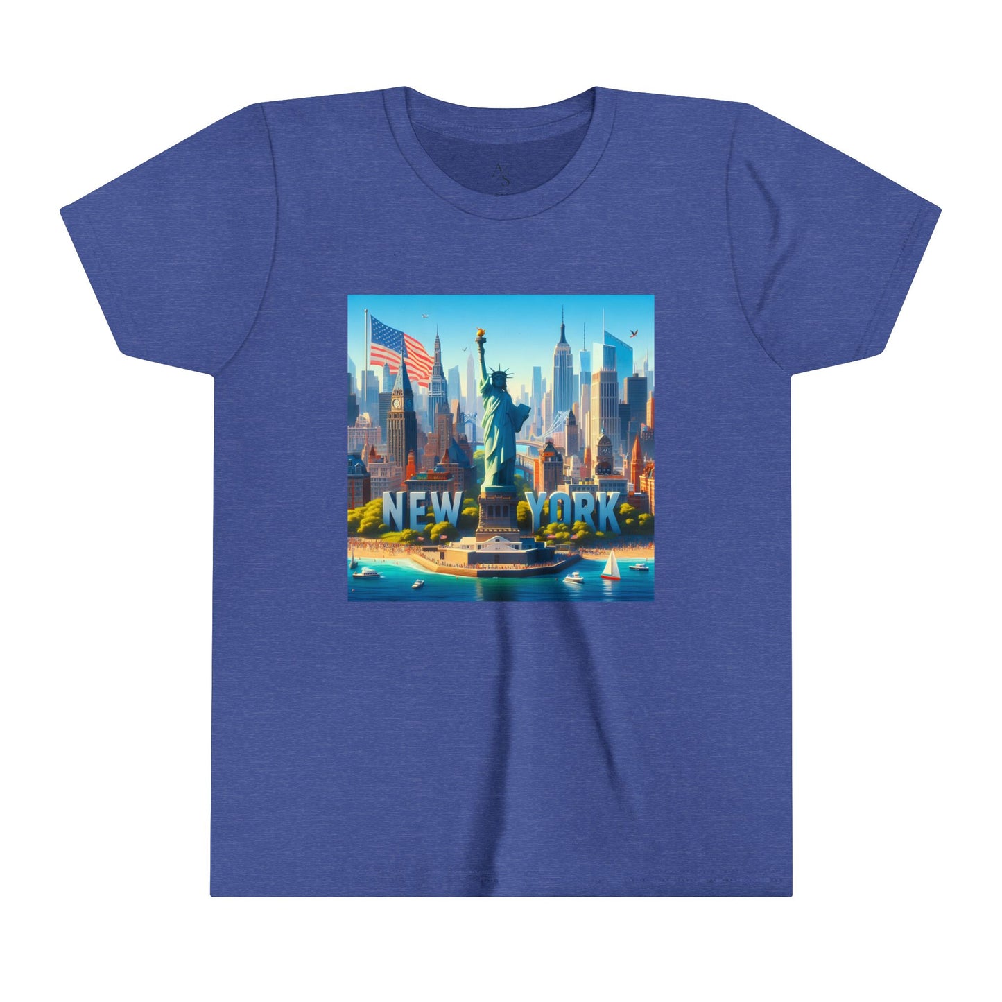 New York Disney Pixar Style Youth Short Sleeve Tee