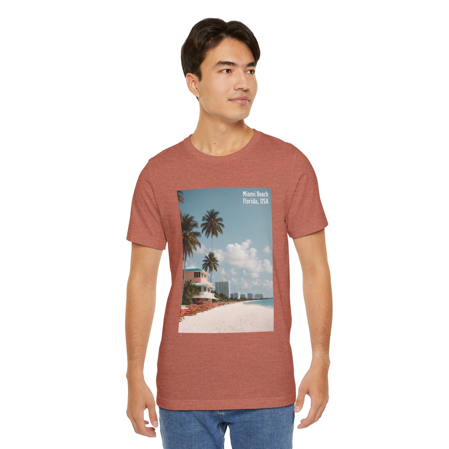 Miami Beach Jersey Short Sleeve Tee