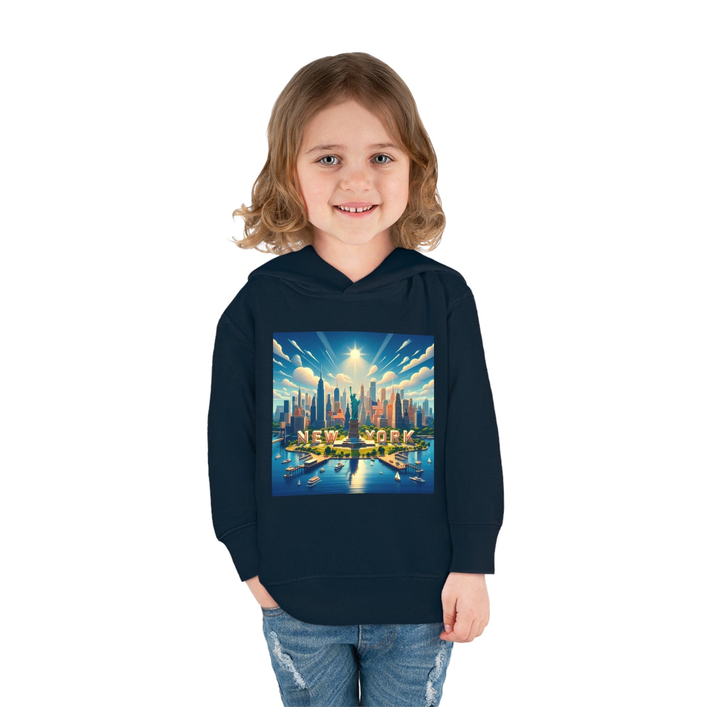 NY Disney Pixar Style Toddler Pullover Fleece Hoodie