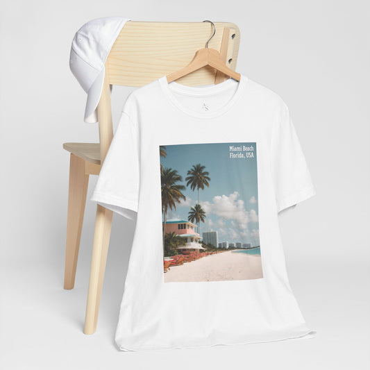 Miami Beach Jersey Short Sleeve Tee