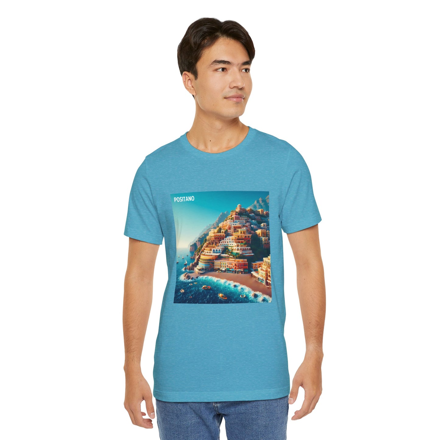 Positano Disney Pixar Style Jersey Short Sleeve Tee