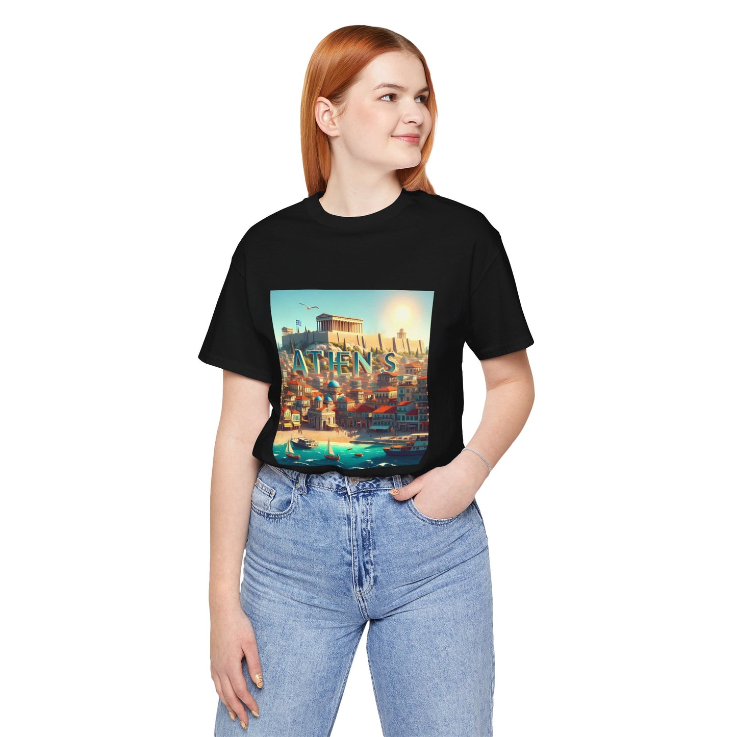 Athens Disney Pixar Style Jersey Short Sleeve Tee