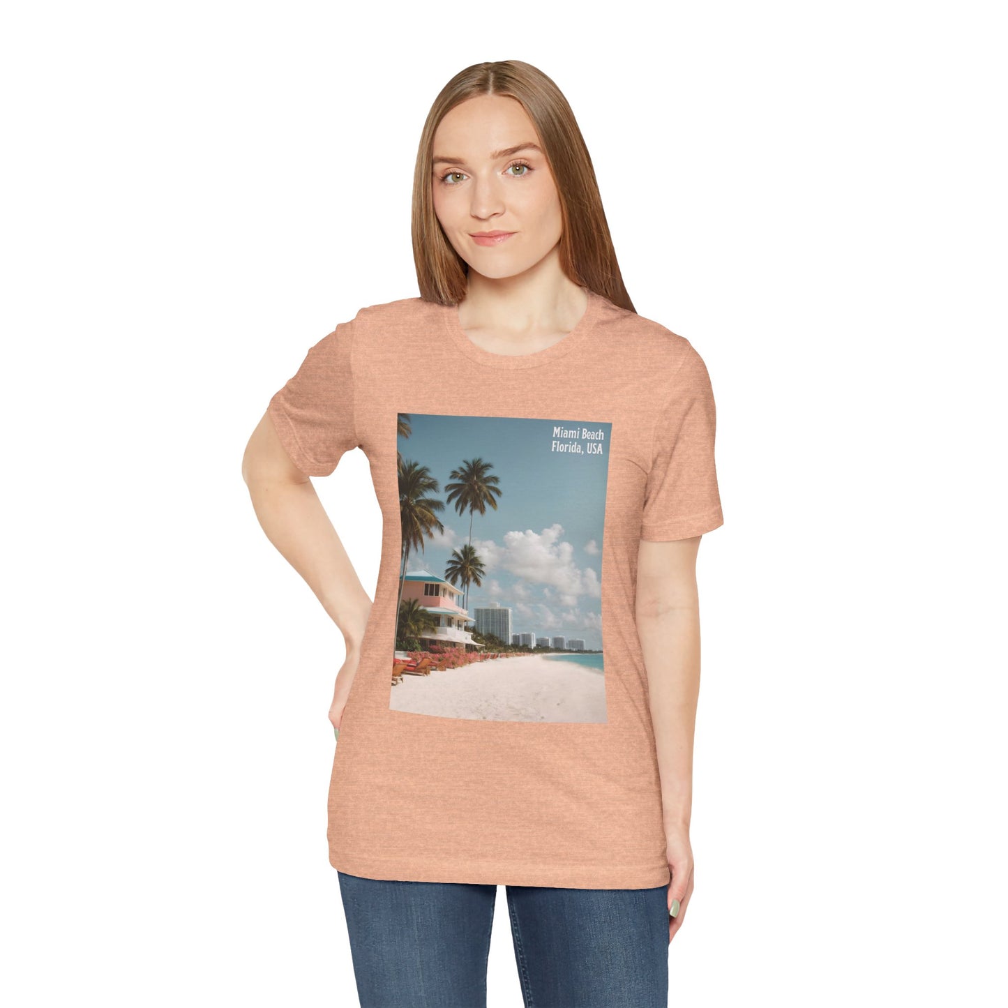 Miami Beach Jersey Short Sleeve Tee