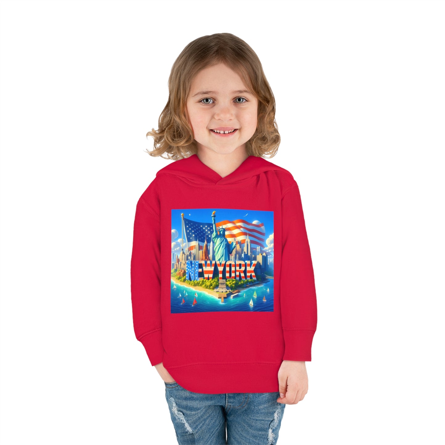 NY Disney Pixar Style Toddler Pullover Fleece Hoodie