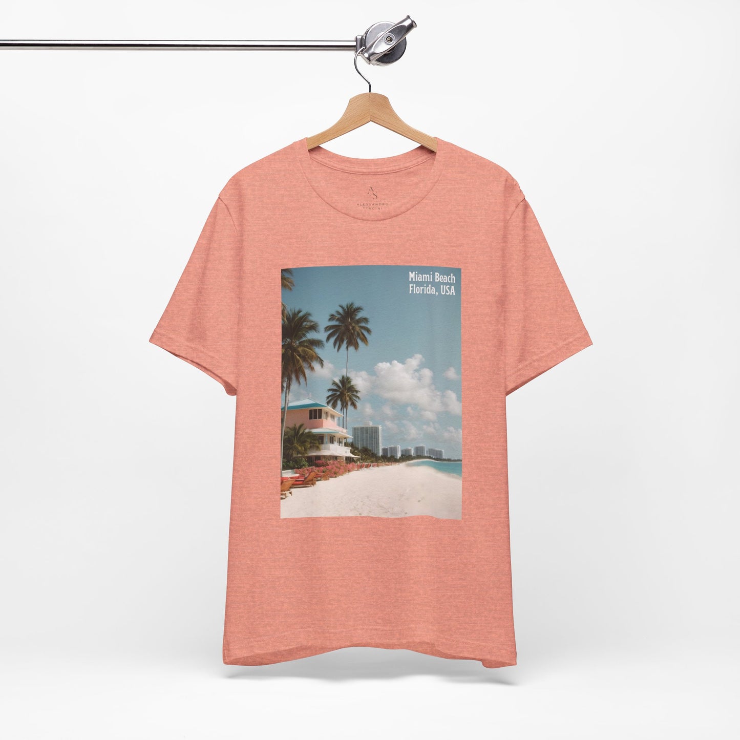 Miami Beach Jersey Short Sleeve Tee