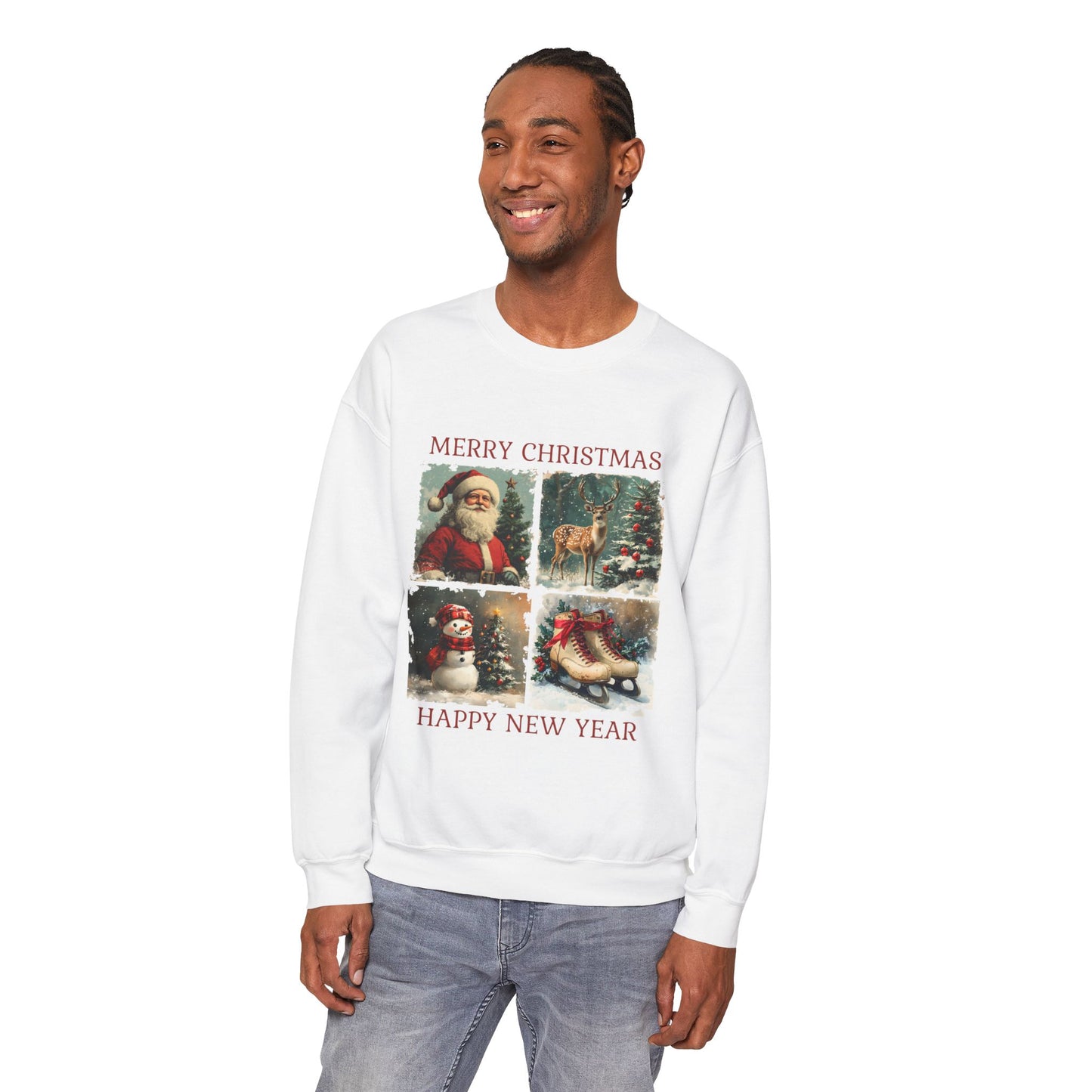 Retro Christmas Softstyle Sweatshirt