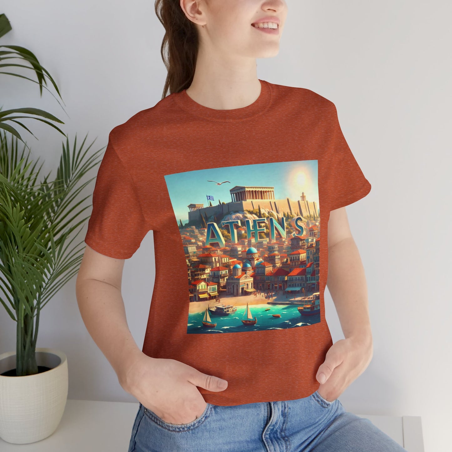 Athens Disney Pixar Style Jersey Short Sleeve Tee