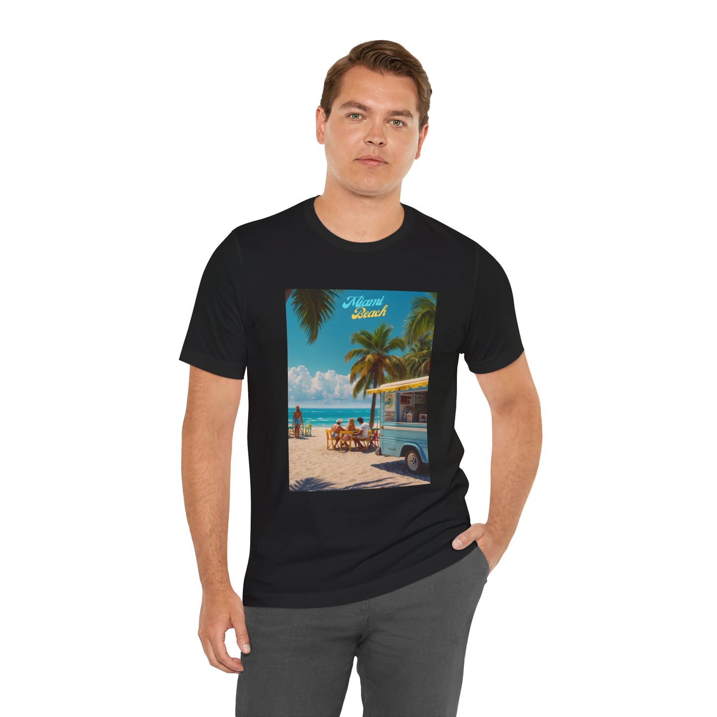 Miami Beach Retrosense Jersey Short Sleeve Tee