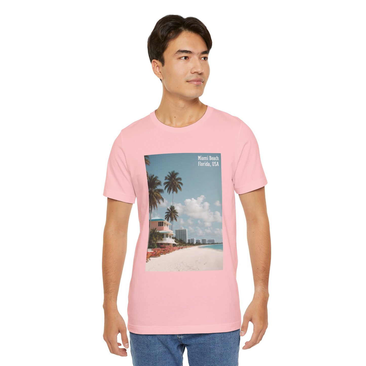 Miami Beach Jersey Short Sleeve Tee