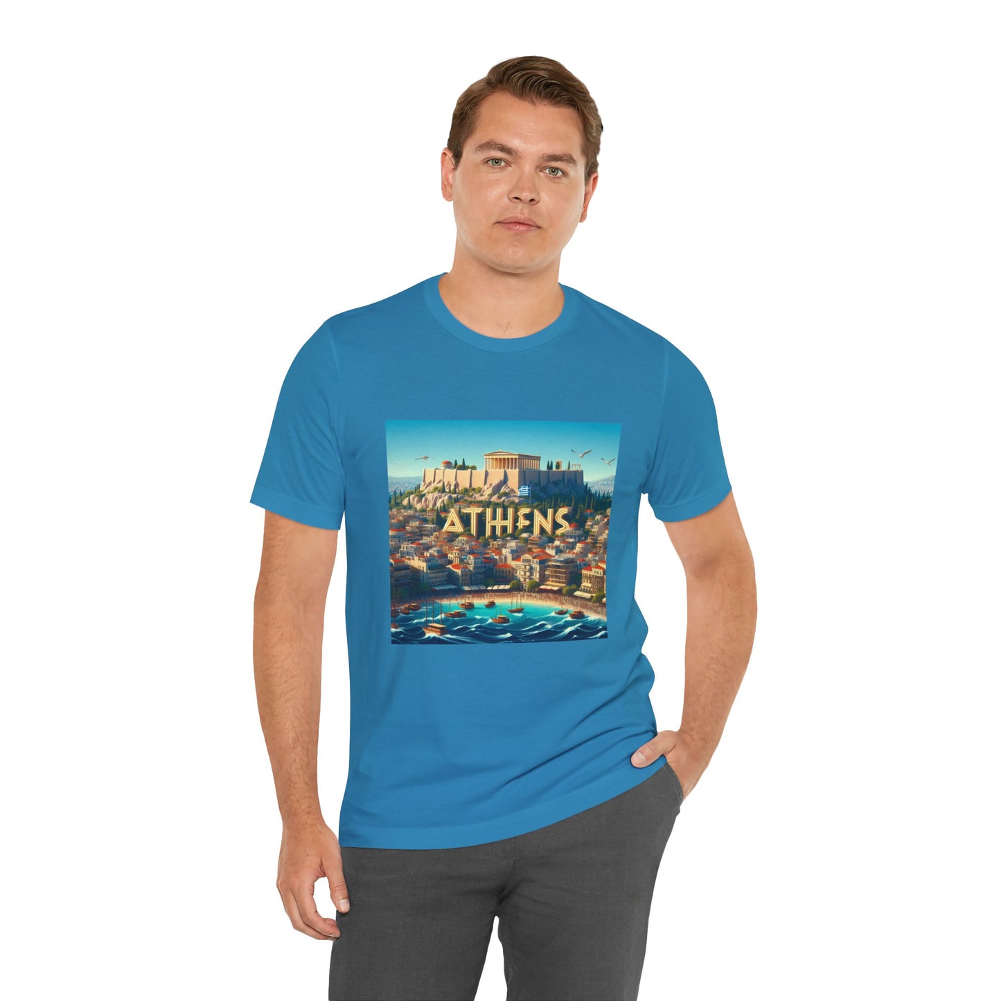 Athens Disney Pixar Style Jersey Short Sleeve Tee