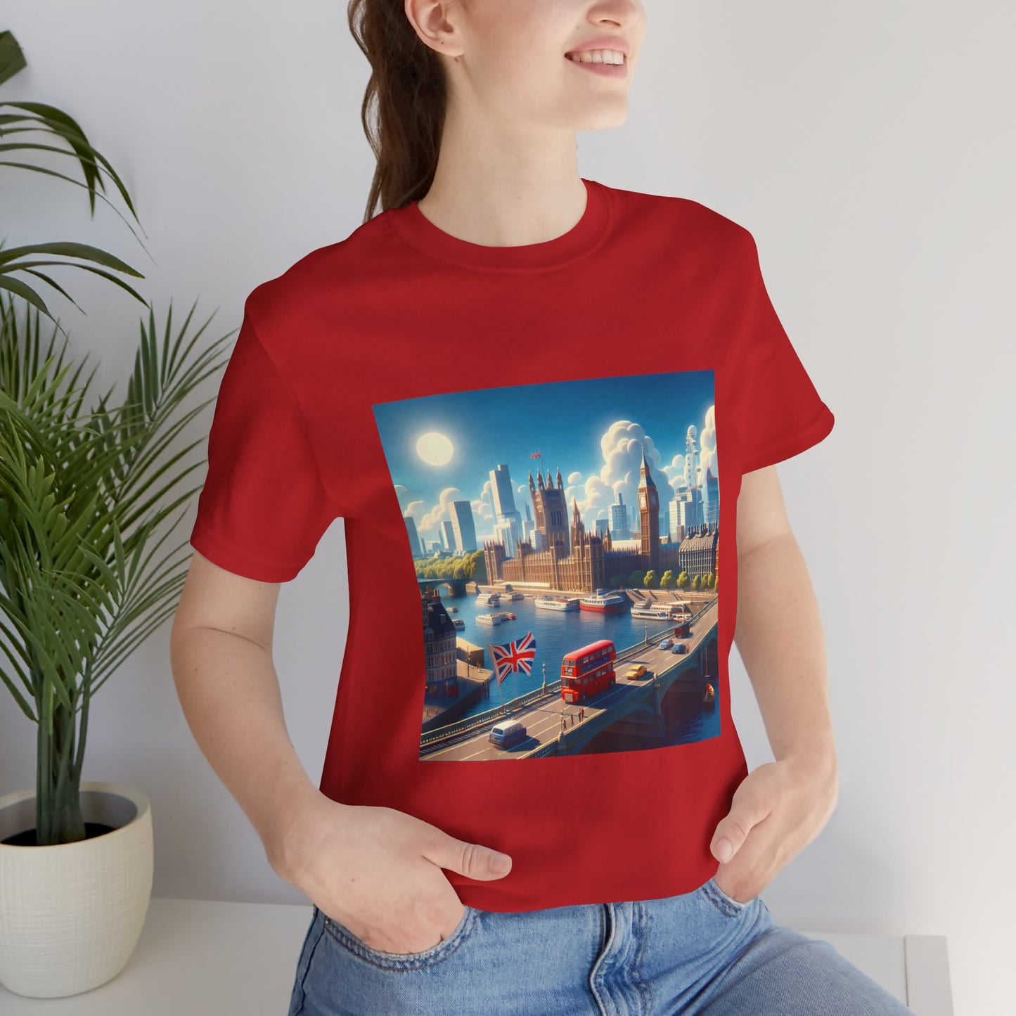 London Disney Pixar Style Jersey Short Sleeve Tee