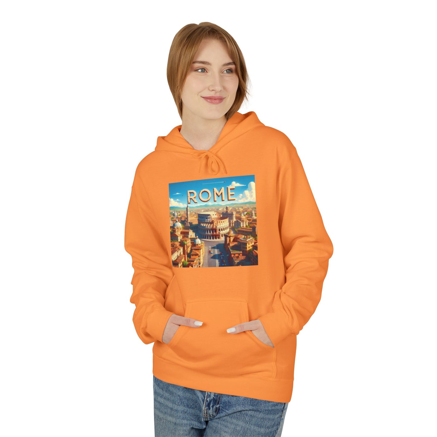 Rome Disney Pixar Style Midweight Softstyle Fleece Hoodie