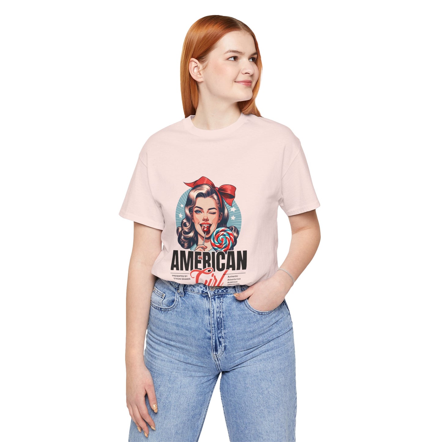 American Girl Jersey Short Sleeve Tee