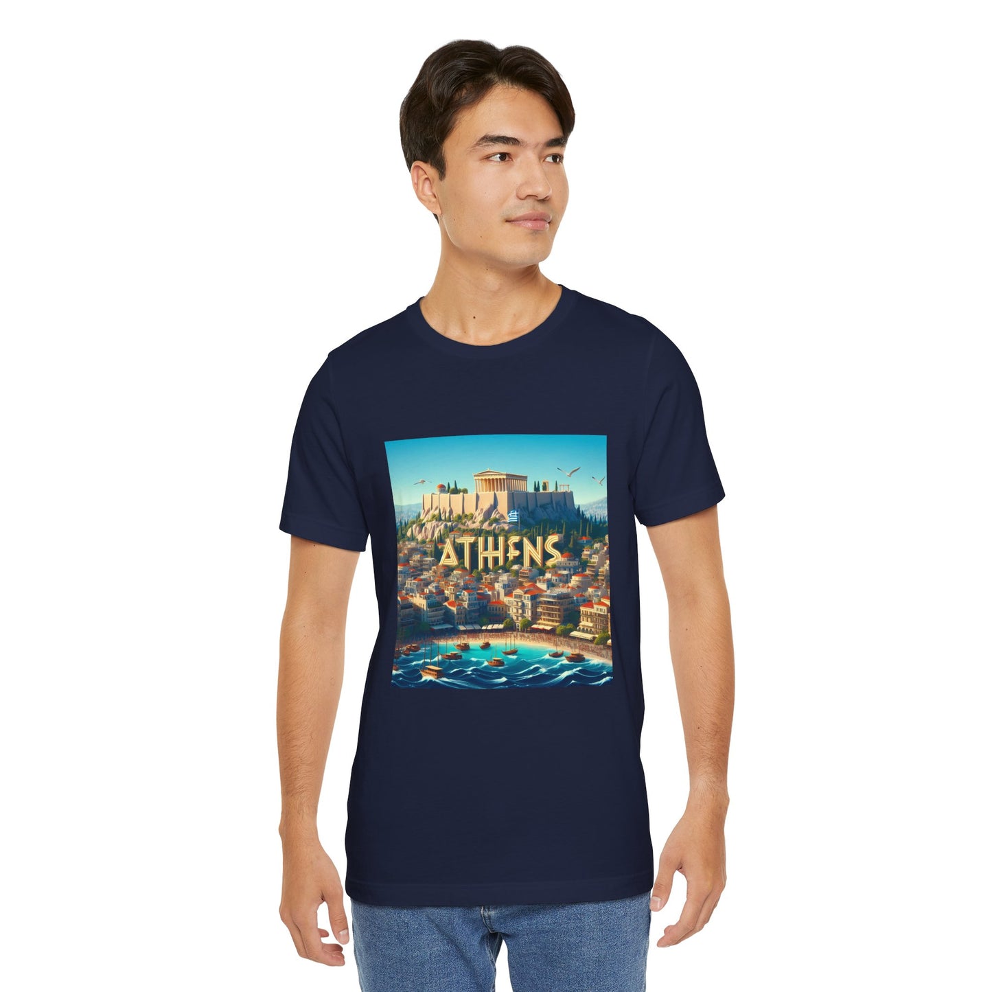 Athens Disney Pixar Style Jersey Short Sleeve Tee