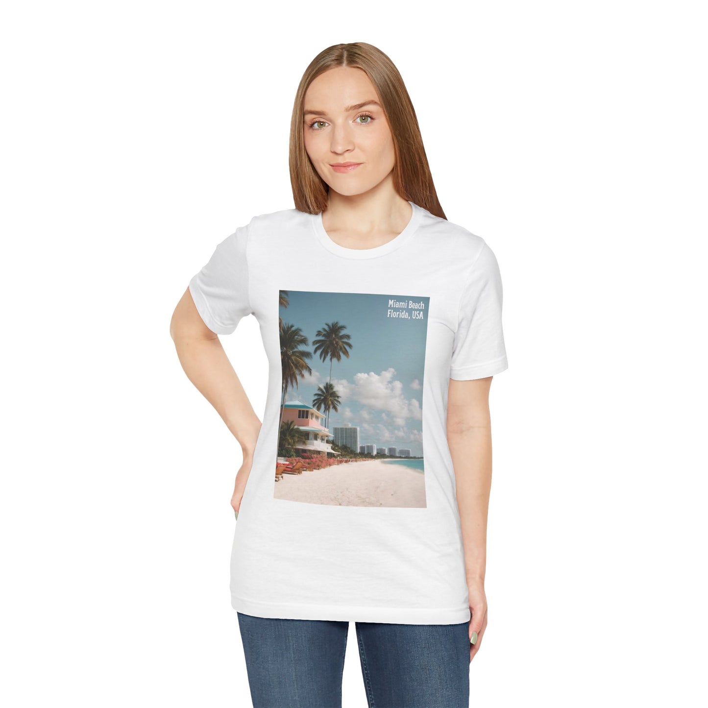 Miami Beach Jersey Short Sleeve Tee